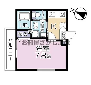 ララレスコ高松 #要町 #築浅 #豊島区 #一人暮らし【2階】の間取り