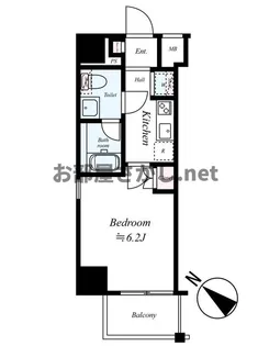東京都豊島区北大塚3丁目【マンション】の間取り