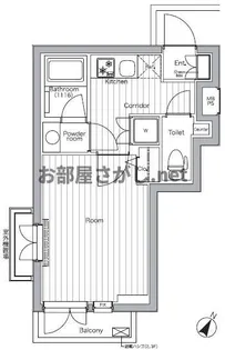 PREMIUM CUBE都立大学#mo【おとり物件なし】#一人【1階】の間取り