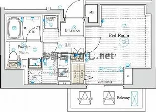 ベルグレード王子DUE【おとり物件なし】#学生・社会人にオススメ【9階】の間取り