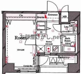 セジョリ横浜みなとみらい【おとり物件なし】#学生・社会人にオ【11階】の間取り