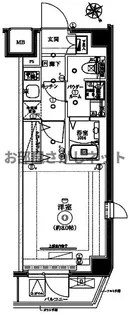 LEXE文京白山【おとり物件なし】#学生・社会人にオススメ!初期【4階】の間取り