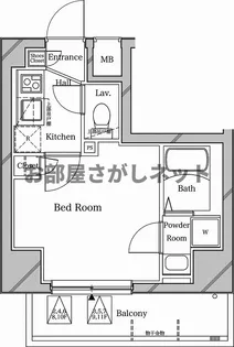ラフィスタ横浜阪東橋Ⅱ【おとり物件なし】#学生・社会人にオス【10階】の間取り