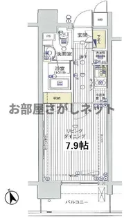 DIPS日暮里【おとり物件なし】#学生・社会人にオススメ!初期【4階】の間取り