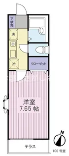 ヴィラ夏目坂【おとり物件なし】#学生・社会人にオススメ!初期【1階】の間取り