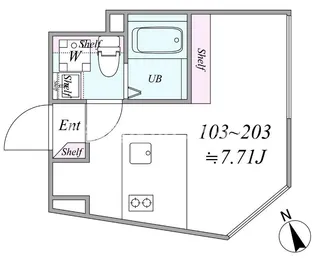 trias220【おとり物件なし】#学生・社会人にオススメ!初期費用【1階】の間取り