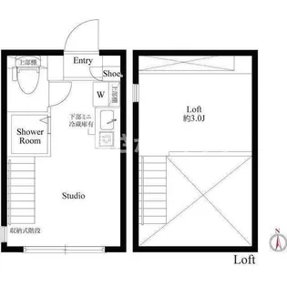 グランディール川崎【おとり物件なし】#学生・社会人にオススメ【0201号室】の間取り