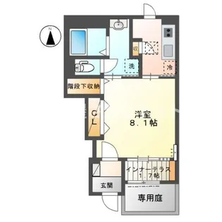 カレント横浜白楽【おとり物件なし】#学生・社会人にオススメ!【1階】の間取り
