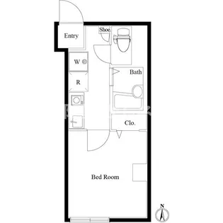 ヴィラスカイツリーパートⅡ【おとり物件なし】#学生・社会人に【1階】の間取り