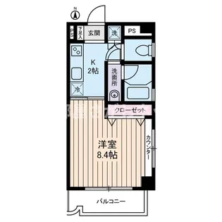 リヴェール睦 白山【4階】の間取り