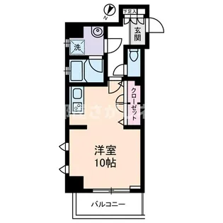 クオーレ西新宿【2階】の間取り