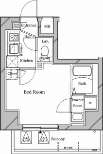 ラフィスタ横浜阪東橋Ⅱ【おとり物件なし】#学生・社会人にオス【10階】の間取り
