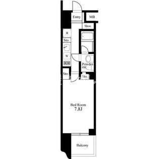プライマル新宿若松町【おとり物件なし】#学生・社会人にオスス【3階】の間取り
