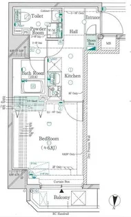 ガリシア錦糸町V【おとり物件なし】#学生・社会人にオススメ!初【4階】の間取り