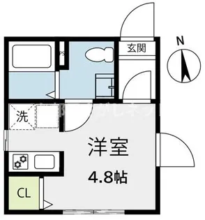 Seasons Residence四谷三丁目【4階】の間取り