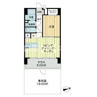 マリンシティダイヤモンドパレス【おとり物件なし】#学生・社【1階】の間取り