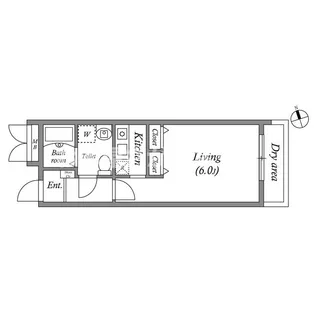 ZESTY神楽坂Ⅱ【おとり物件なし】#学生・社会人にオススメ【1階】の間取り