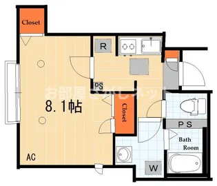 エスタシオン長崎【おとり物件なし】#学生・社会人にオススメ!【1階】の間取り