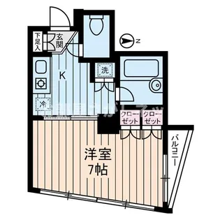 スターライト上池袋【6階】の間取り