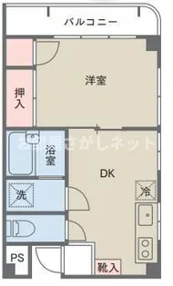 メゾンシミズ【おとり物件なし】#学生・社会人にオススメ!初期【3階】の間取り