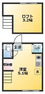 アーバンプレイス高田馬場XI B棟【おとり物件なし】#学生・社【2階】の間取り