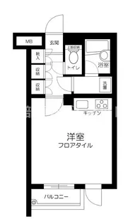 マイキャッスル高輪台【おとり物件なし】#学生・社会人にオスス【2階】の間取り