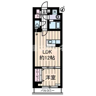 YAYOI COURT【8階】の間取り