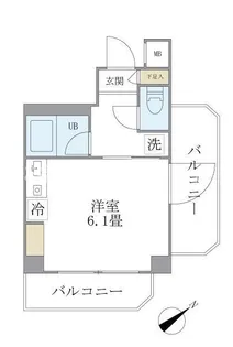 ラ・フラッツ【おとり物件なし】#学生・社会人にオススメ!初期【2階】の間取り