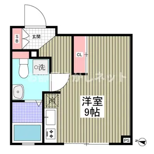 ルナーリア【おとり物件なし】#学生・社会人にオススメ!初期【4階】の間取り