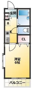 シャトーセブン【おとり物件なし】#学生・社会人にオススメ!初【3階】の間取り