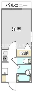 キャステル池袋【2階】の間取り