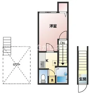 メゾン・ド・アデリーⅡ【おとり物件なし】#学生・社会人にオス【2階】の間取り