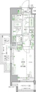 クレヴィスタ板橋西台Ⅱ【おとり物件なし】#学生・社会人にオス【3階】の間取り