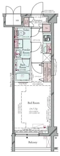 プラシア蒲田 THE GRAND RESIDENCE【2階】の間取り