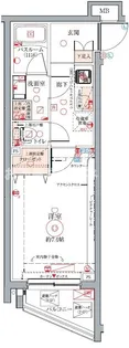 クレヴィスタ中板橋Ⅱ【おとり物件なし】#学生・社会人にオスス【3階】の間取り