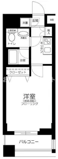 パレステュディオ 九段<北の丸>【おとり物件なし】#学生・社【4階】の間取り