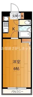 スカイコート高輪【4階】の間取り