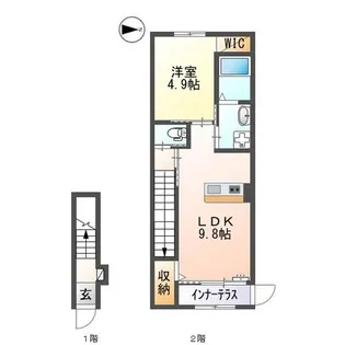 メゾン ウィステリア【2階】の間取り