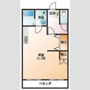 メゾン・ド・エルⅢ【1階】の間取り