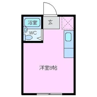 メゾン滝川【1階】の間取り