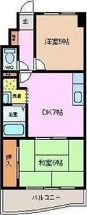 シュロス鵜の森【9階】の間取り