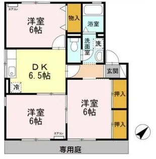 セジュールすみれA【A102号室】の間取り