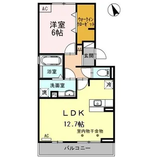 エスペランサSⅢ A棟【2階】の間取り