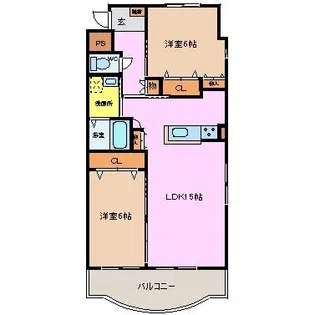 マスターズ・フォート【3階】の間取り