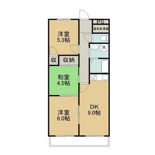 ドエルウィステリア【5階】の間取り