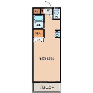 荒木ハイツ【403号室】の間取り