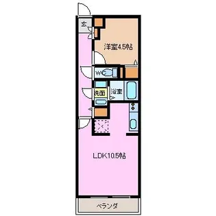 ファーストスペース【103号室】の間取り