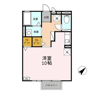 アトリオクレール【1階】の間取り