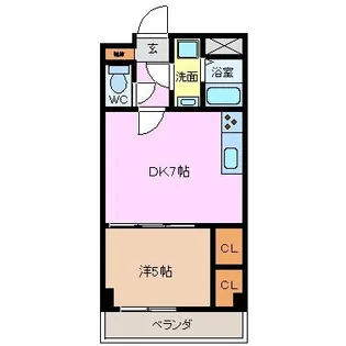 ヌーベルバーグ【1階】の間取り