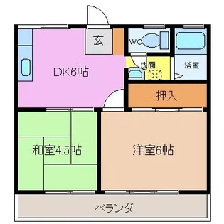 シティハイツ藤(笹川)【1階】の間取り